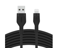 BELKIN USB-A - Lightning Silicone 1m Black CAA008BT1MBK - 731846 - zdjęcie 2